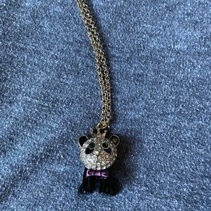 Betsey Johnson Panda Necklace